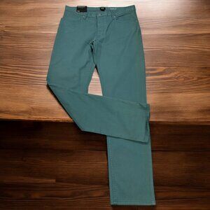 H&M  Slim Fit Cotton Stretch Button Fly Straight Jeans
